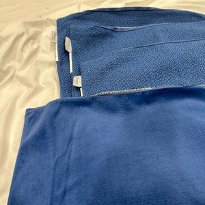 Beautiful blue 18x18 pillow cases (4)